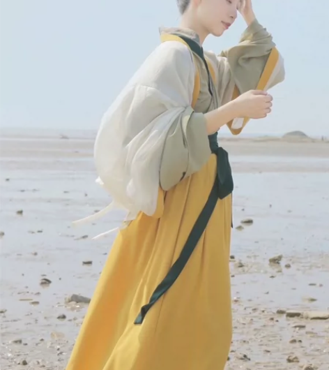 谜阿凰沧海秋冬晋制汉服八破裙 仅下裙!仅下...