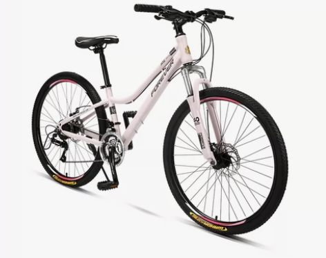 官方旗舰店上海永久牌山地自行车变速女式双减...
