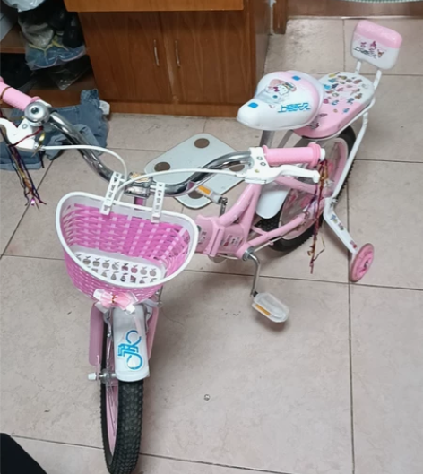 永久14寸儿童自行车，9.5成新左右，正常...