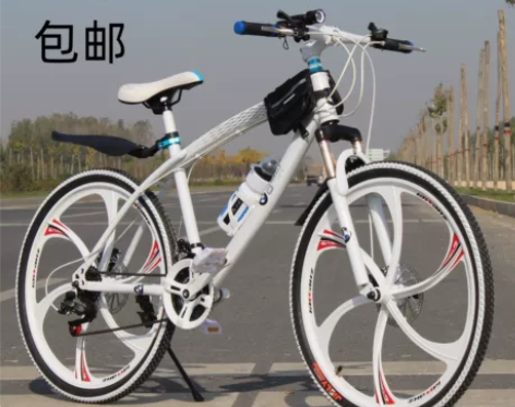宝马自行车 山地越野男女变速跑车轻便上班大...