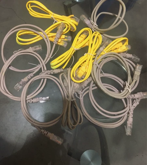 全新成品网线， 共14条，14条一起27元...
