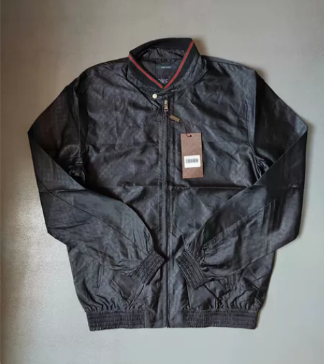 春秋薄款满印暗纹男士棒球夹克0773  面...