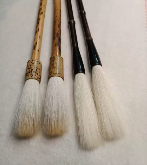 老梅鹿竹兼毫长峰，紫竹杆羊毫长峰，行草书画...