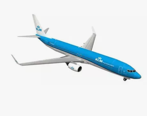 超精细手工DIY纸模1:100波音737荷...