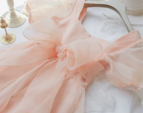 南方仙宫泡泡袖连衣裙小清新甜美初恋小个子在...