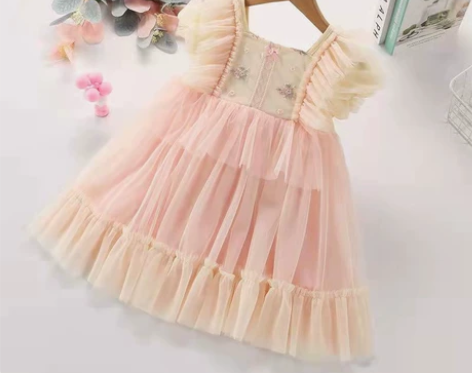 处理洛丽塔女童夏季连衣裙甜美洋气中小童公主...