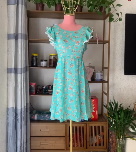 田园风碎花裙 全新 裙长84cm，胸围10...