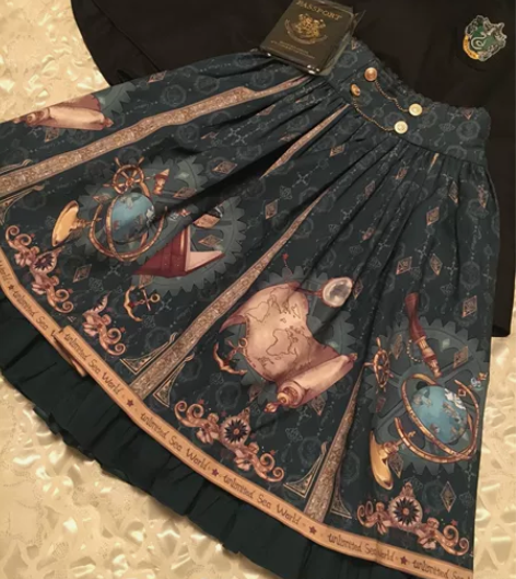 LeMiroir洋装 无尽之海绿色sk X...