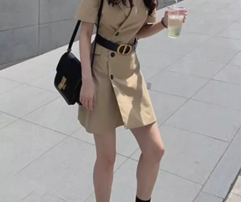 法式初恋甜美连衣裙女夏季新款复古小清新高级...