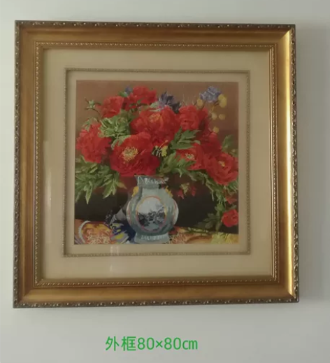 挂框刺绣画，有意者可拍，限自提，不邮寄。 ...