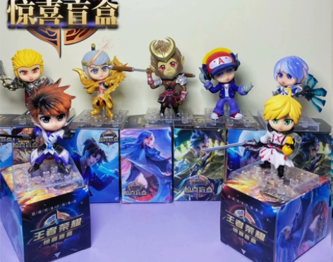 惊喜盲盒！！！王者荣耀手办盲盒玩具公仔玩偶...