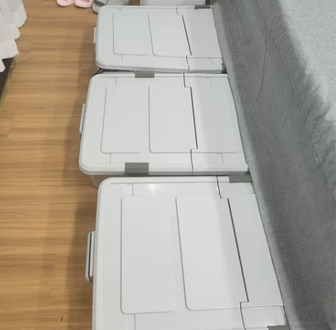 床底收纳箱 扁平床下被子收纳塑料整理箱子衣...