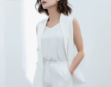 白色吊带背心女内搭常规无袖露肩上衣女士纯色...