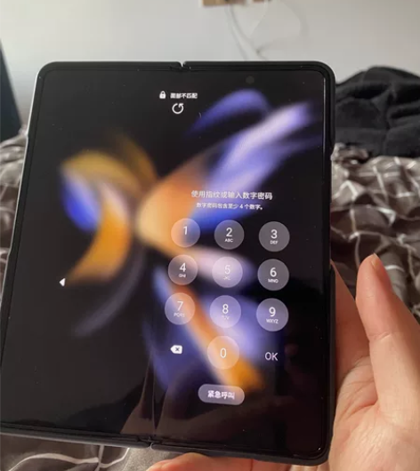 美版 全网通5g 三星fold4 黑色 箱...
