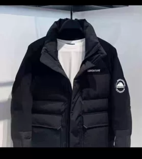 全新带吊牌 男士短款时尚羽绒服xl(180...