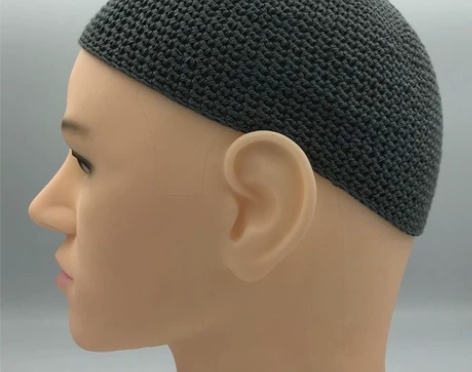 加厚瓜皮帽毛线帽阿拉伯加厚针织帽， 帽子男...