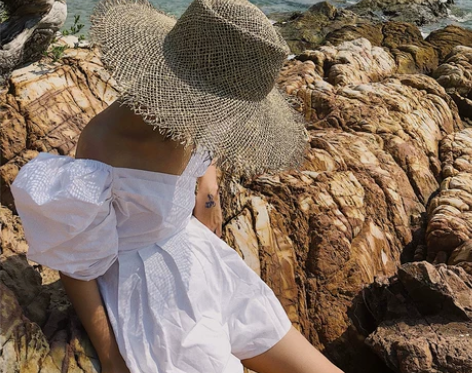 ins网红夏百搭遮阳防晒度假草帽女士英伦平...