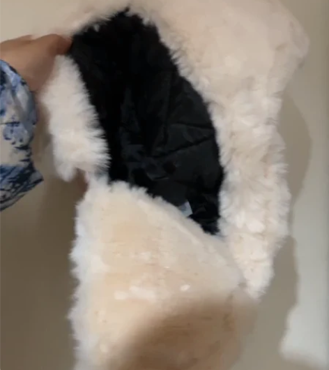 雷锋帽 粉色 M56-58cm 全新，买给...