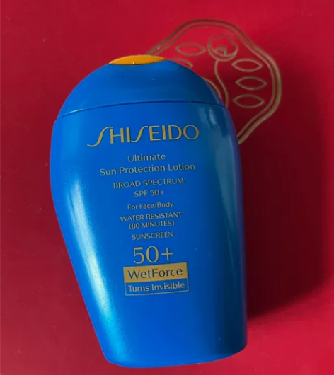 资生堂防晒霜余量至少还有一半，不习惯擦防晒...