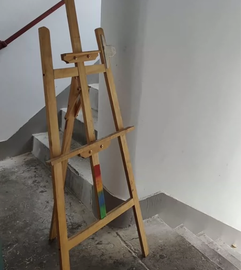 美术生艺考联考画架 木质画架，用过次数不多...