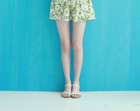 [ 花颜 ] 松紧腰 复古花案短裤 女 感...