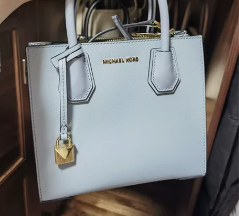 MK Mercer 小号皮质托特包手提斜挎...