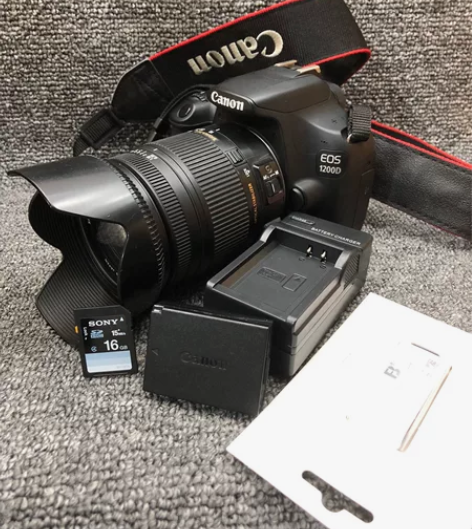佳能 1200D 单反相机 相机 功能正常...