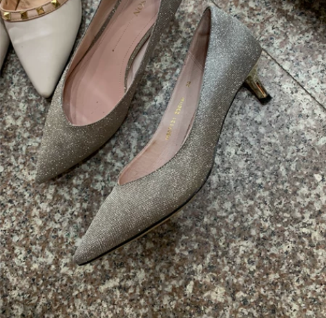 哈森专柜正品尖头高跟鞋单鞋女鞋闪亮 36,...