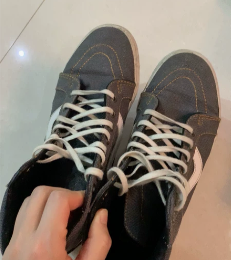 Vans 灰色板鞋 42码 高邦板鞋 正品...