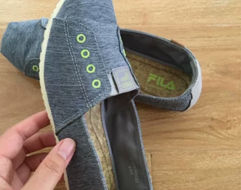 韩国专柜购买FILA斐乐正品女帆布鞋运动鞋...