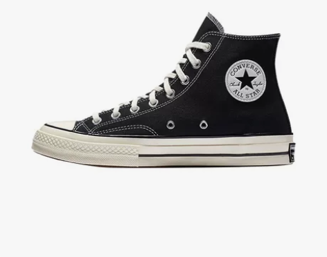 匡威1970s三星标黑高经典黑色高帮142...