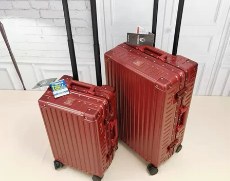 漫游行李箱大红色结婚箱子新娘陪嫁箱皮箱拉杆...