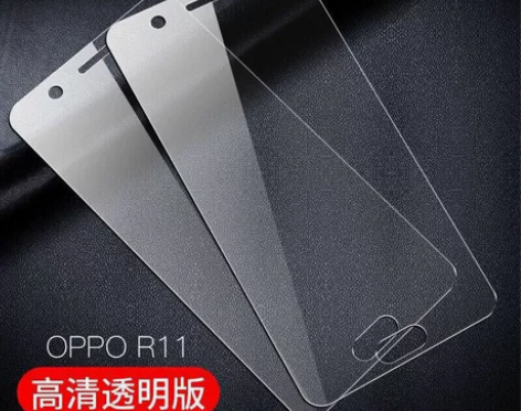oppor11/r11t钢化膜全屏防指纹手...