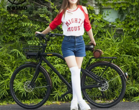NOMAD正品城市通勤自行车碟刹铝合金男女...
