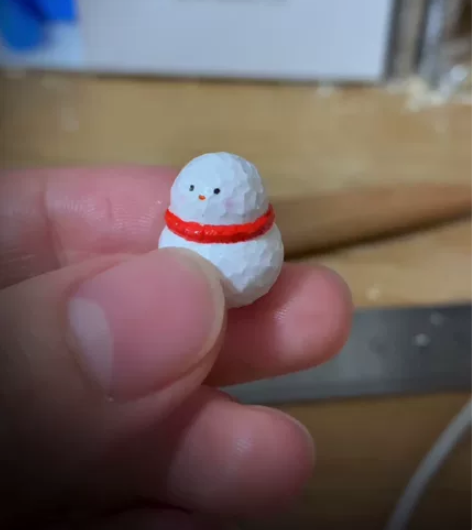 木雕小雪人儿 感兴趣的话点“我想要”和我私...