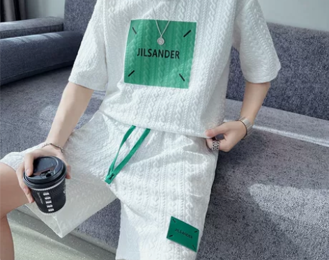 【88狂欢价】男士冰丝运动套装夏装2022...