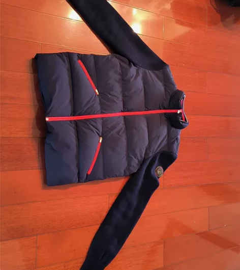 白鸭绒羽绒服 男 L码 蓝色 感兴趣的话点...