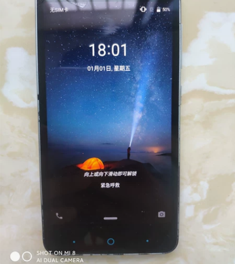 中兴BA510,手机成色如图所示,内存1+...