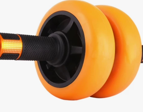 高端双轮健腹轮腹肌轮家用 健身器材健身轮正...