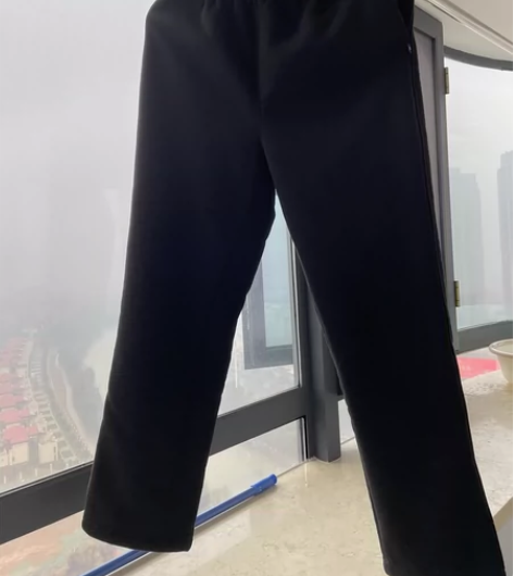 全棉加绒加厚裤子女 几乎全新 长胖了有点小...