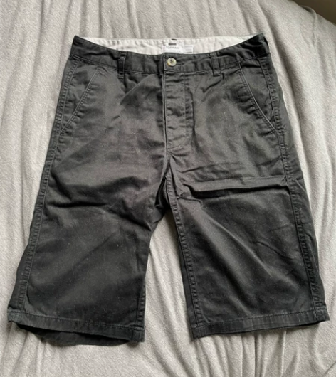 Topman男士短裤，黑色，棉，S码，裤长...