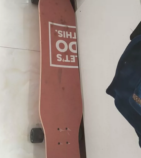 deckwar长板滑板女生初学者舞板公路刷...