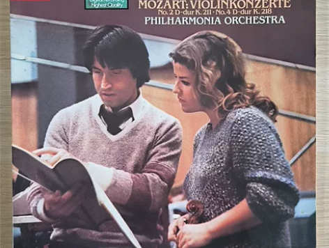 德国首版！穆特小提琴，莫扎特第二和第四小提...