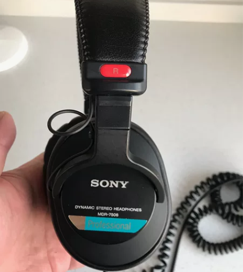 Sony索尼7506头戴式监听耳机 成色如...