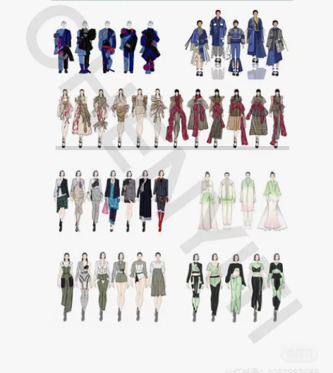 服装效果图服装款式图代画设计图服装效果图 ...