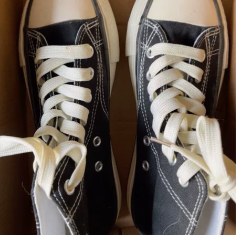 黑白帆布鞋36码 感兴趣的话点“我想要”和...