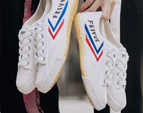 飞跃帆布鞋女小白鞋男法国版潮流夏季薄款情侣...