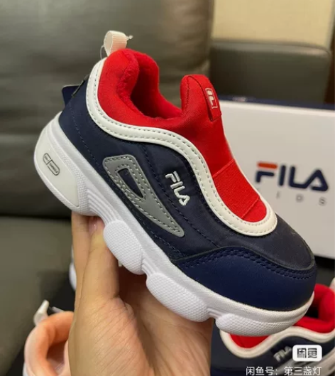 FILA斐乐秋冬款加绒运动鞋儿童棉鞋二棉一...