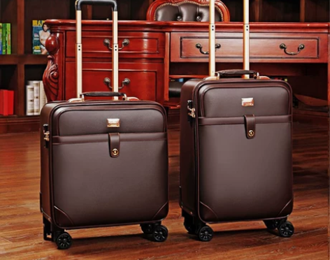 珉璐保罗行李箱男皮箱拉杆箱万向轮女18寸2...