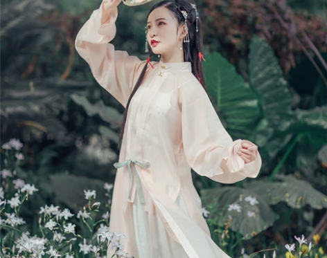 都城南庄汉服芸香闺门披女竖领纱衫 非华姿 ...